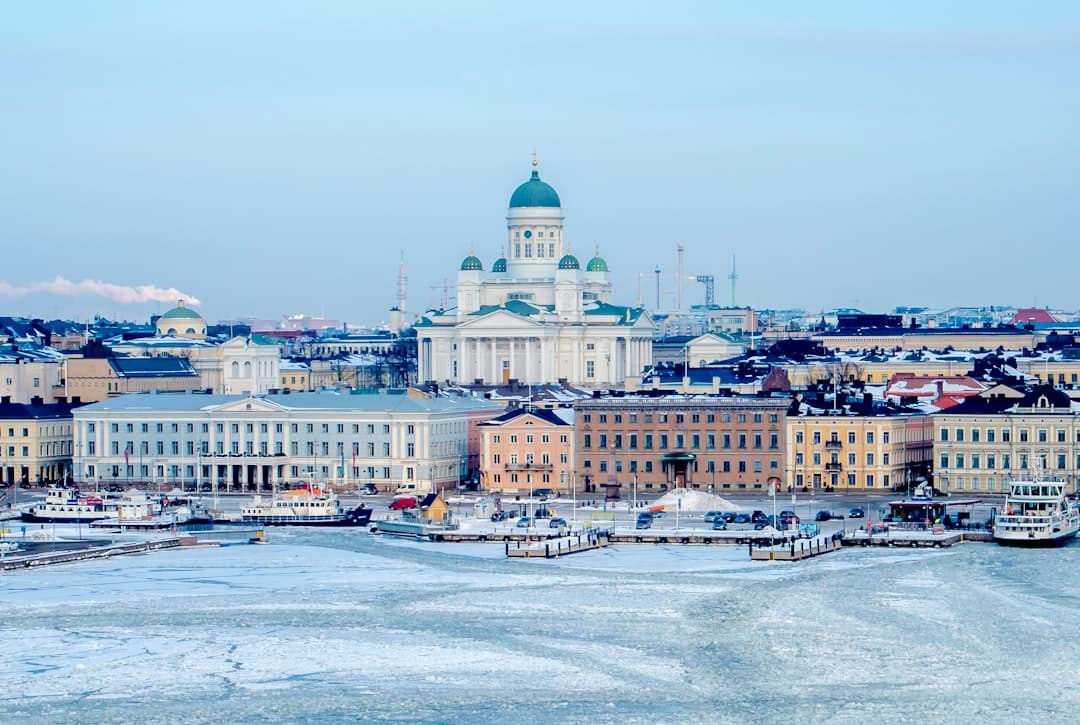 Helsinki skyline and cityscape - Popular travel destination in Finland, Europe