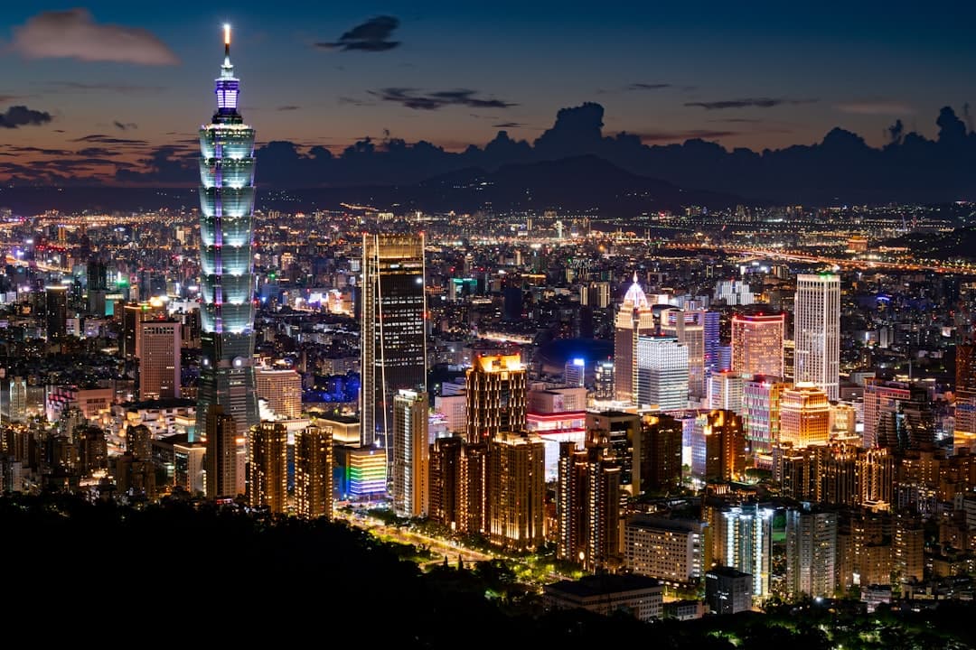 taipei skyline and cityscape - Popular travel destination in Taiwan, Asia