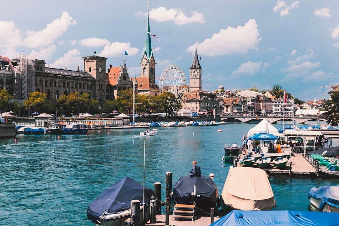 Zurich skyline and cityscape - Popular travel destination in Switzerland, Europe